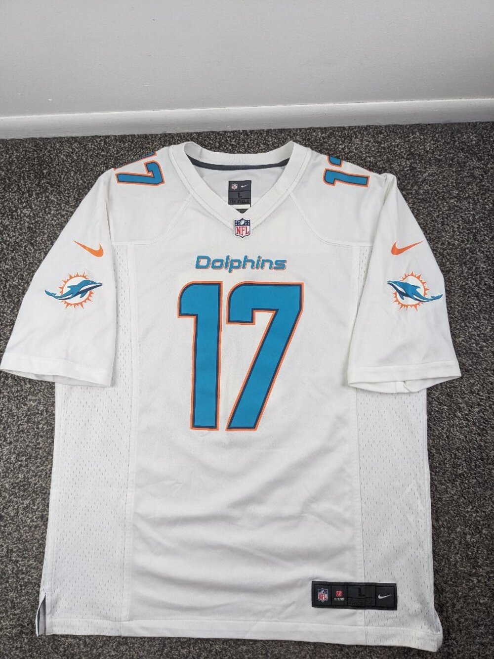 Miami Dolphins Ryan Tannehill Jersey Nike On Field Mens Large *Flaw